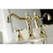 Kingston Brass KS1972RX Widespread Bathroom Faucet with Brass Pop-Up, Polished Brass KS1972RX - alternate 3